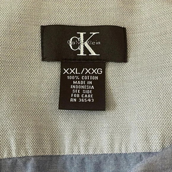 Calvin Klein Long Sleeve Button Down Shirt Size XXL - Picture 3 of 5